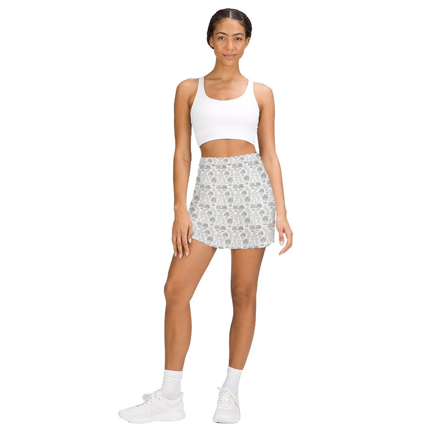 Anti-peep Skort with Pocket AMQ (All-over Printing)