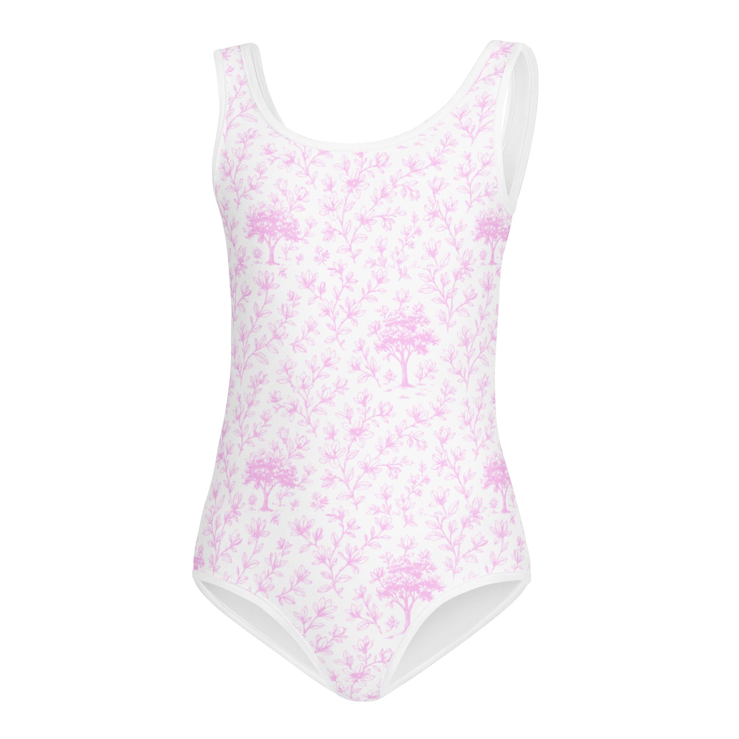 All-Over Print Kids Swimsuit 2T Magnolia
