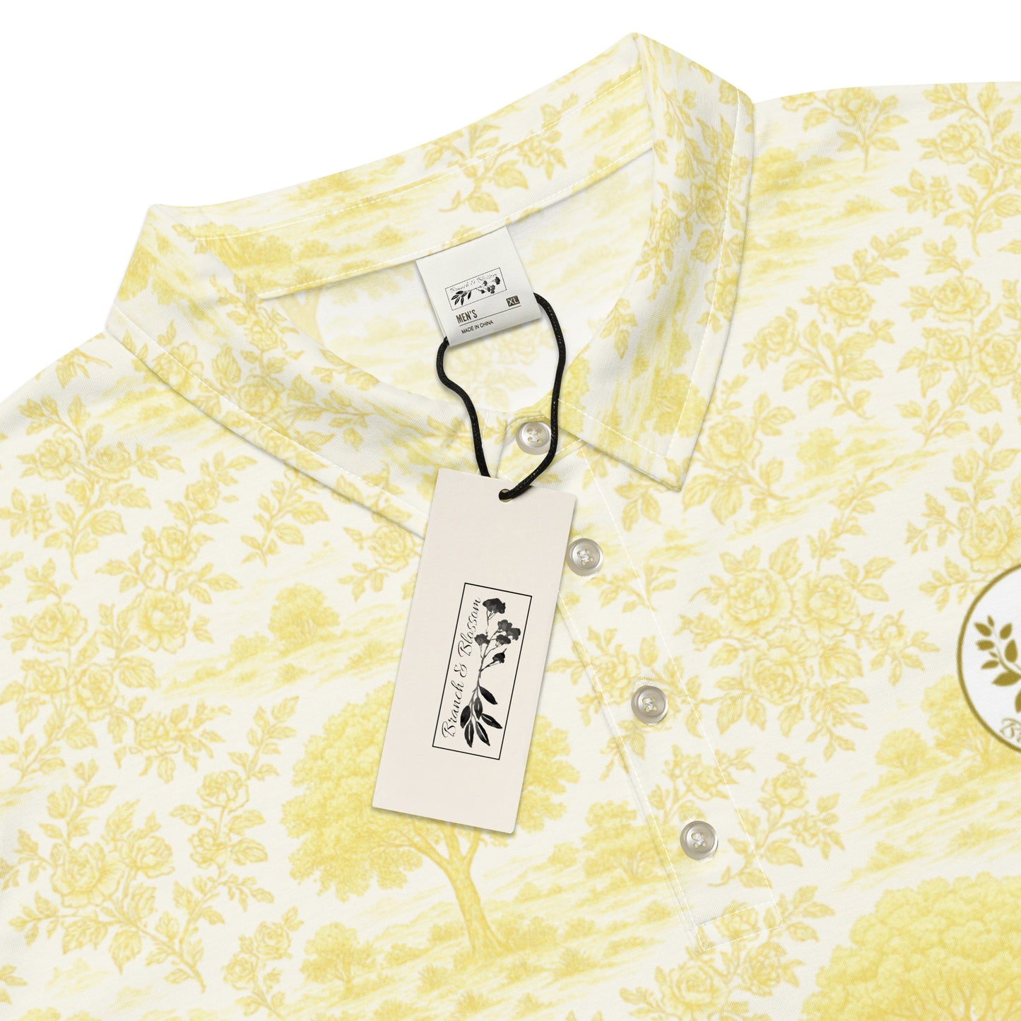 Men’s slim fit polo printed