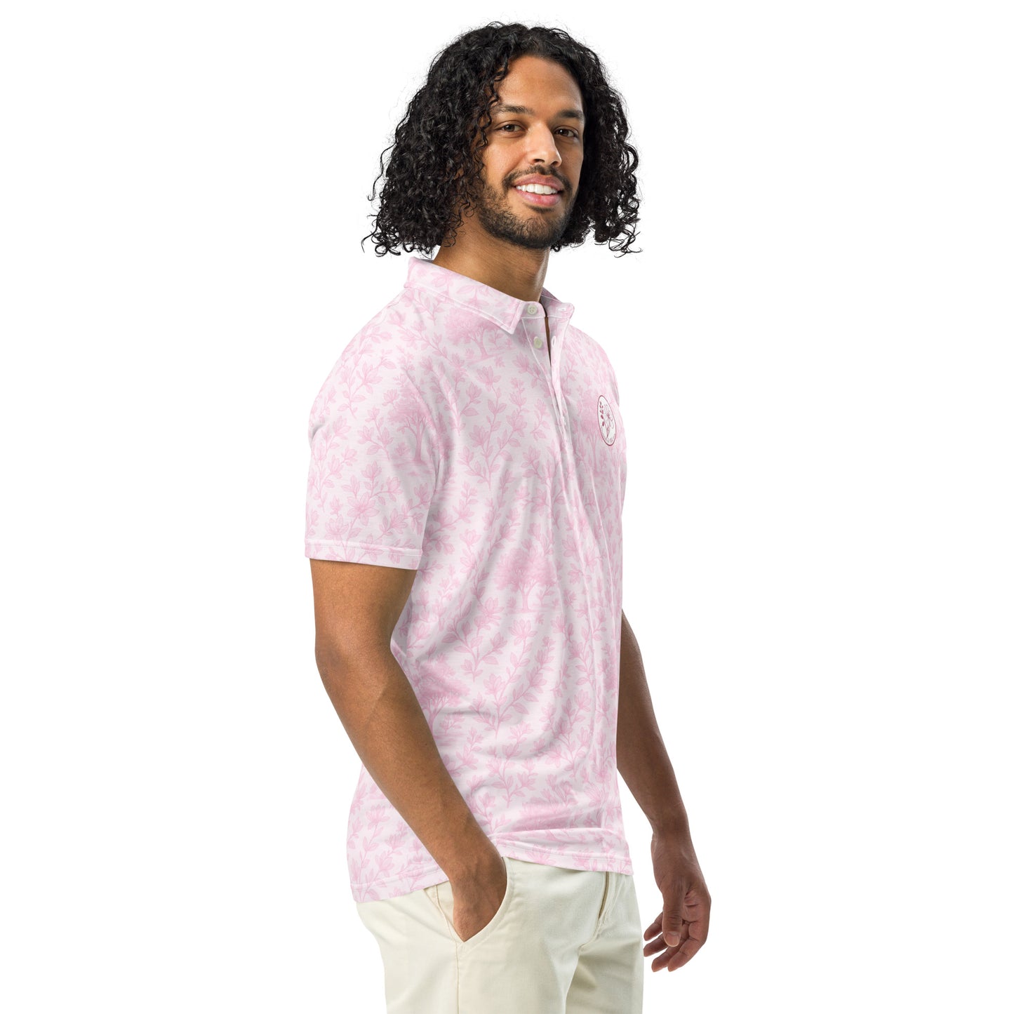 Men’s slim fit polo printed
