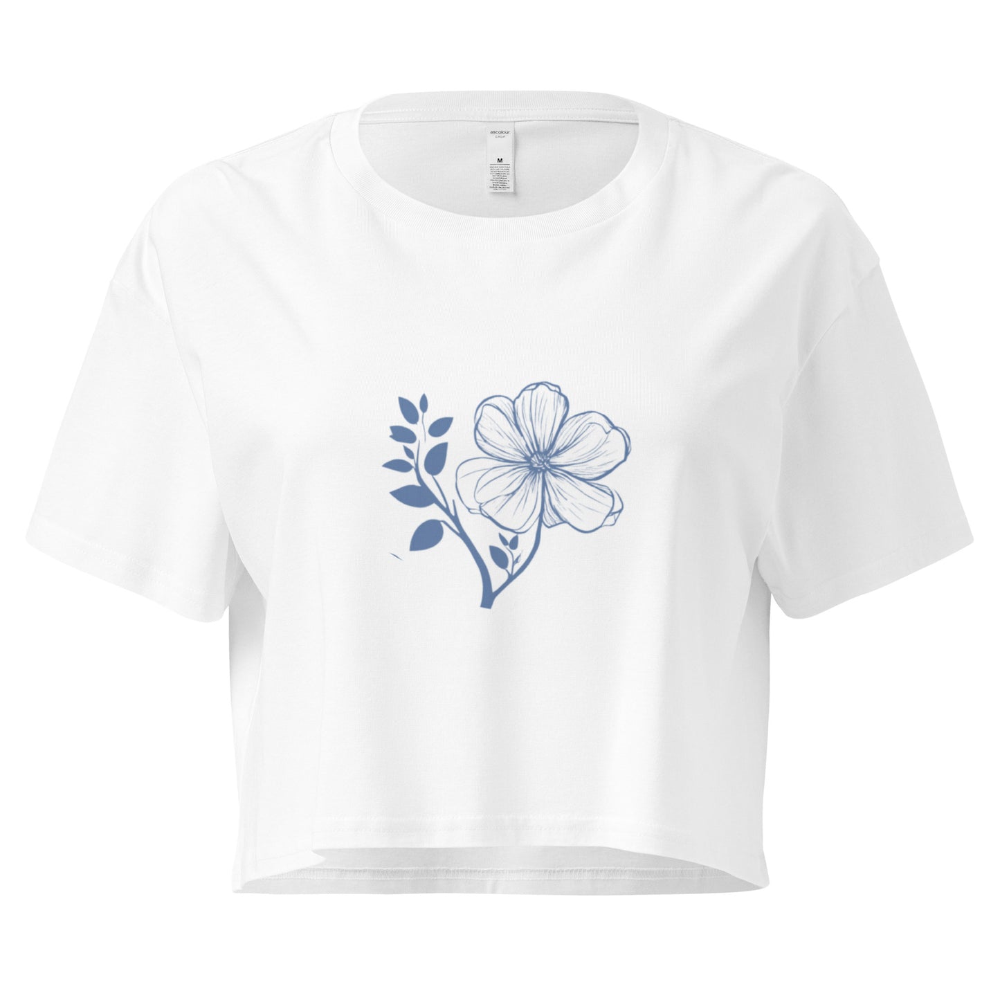 Women’s crop top Hydrangea