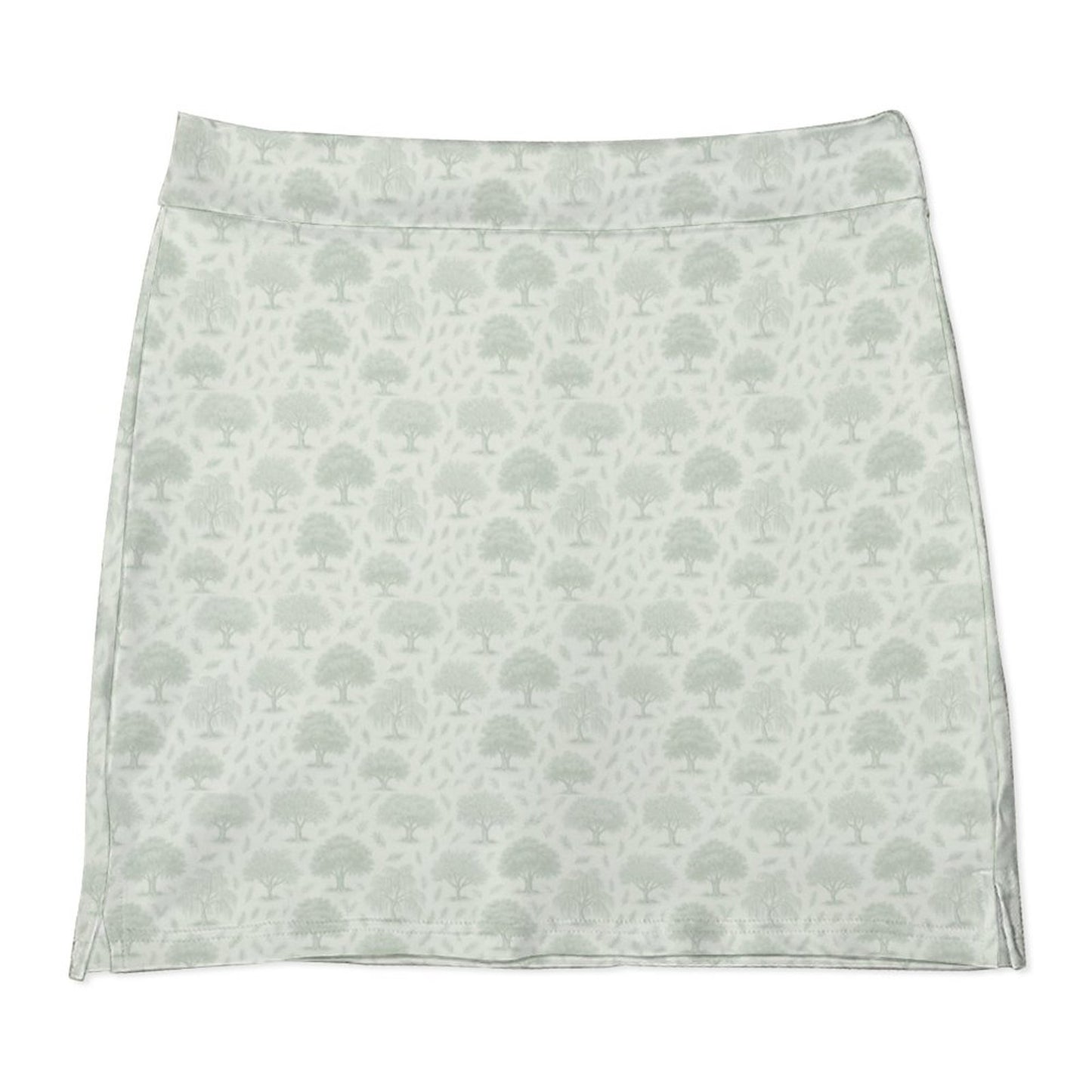 Anti-peep Skort with Pocket AMQ (All-over Printing) Olive