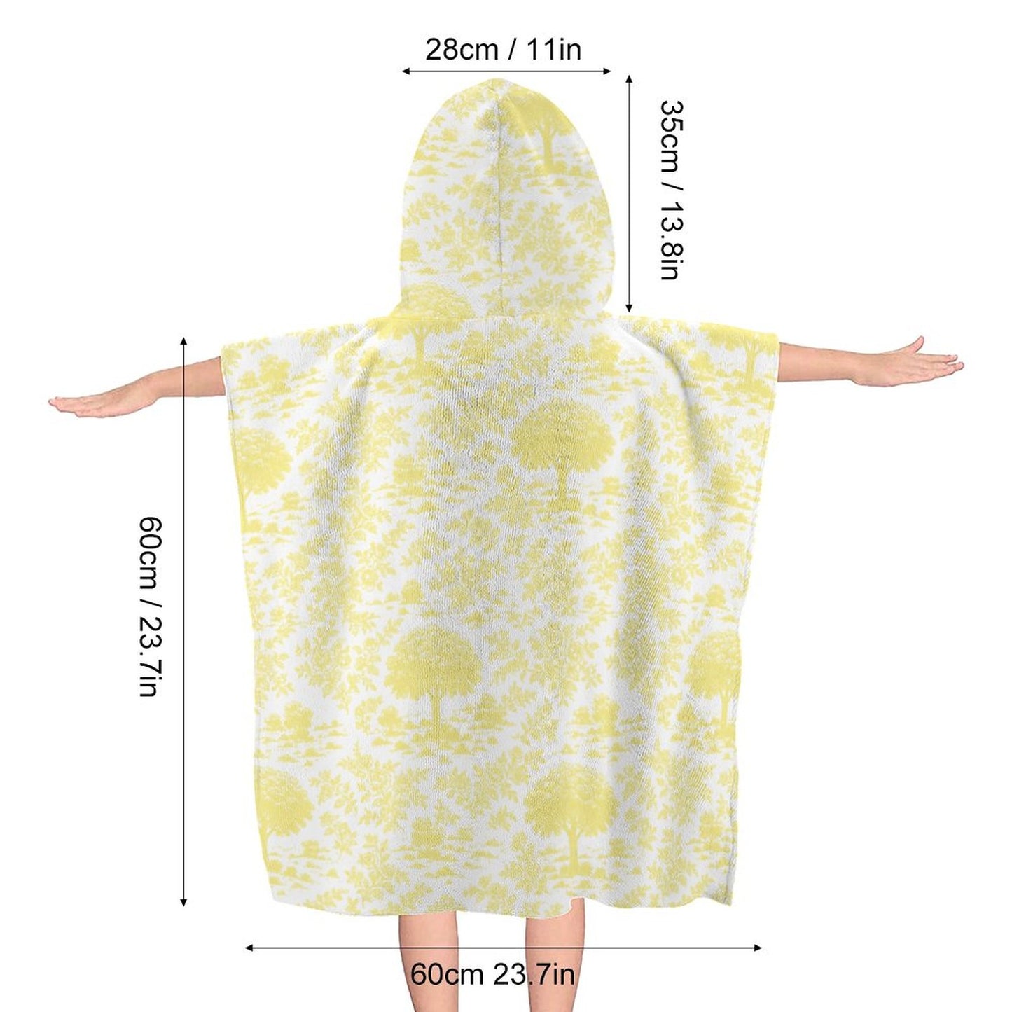 Hooded Towel for Kids (All-Over Printing) Araguaney