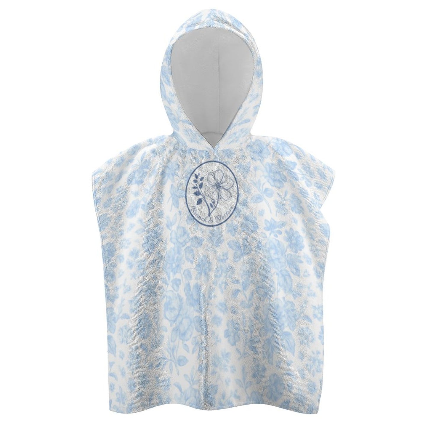 Hooded Towel for Kids Hydrangea
