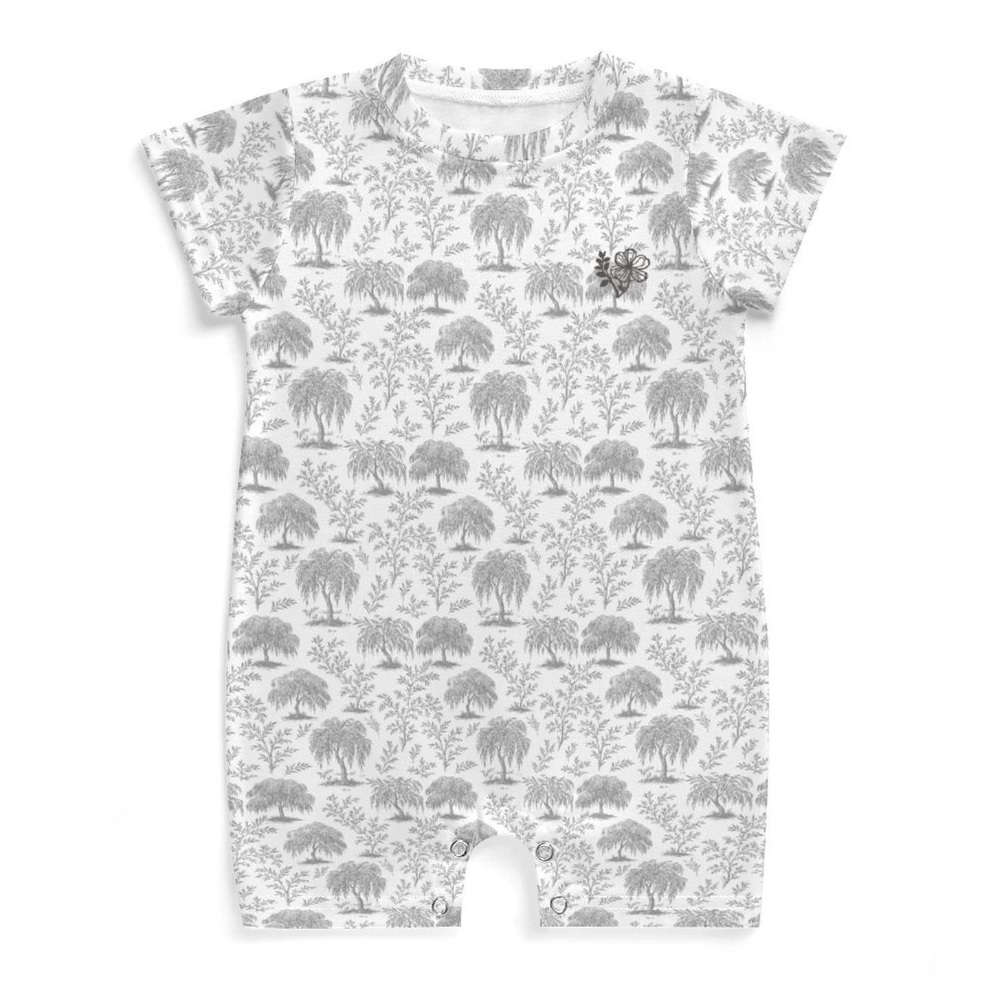 Baby Short Sleeve Romper Willow