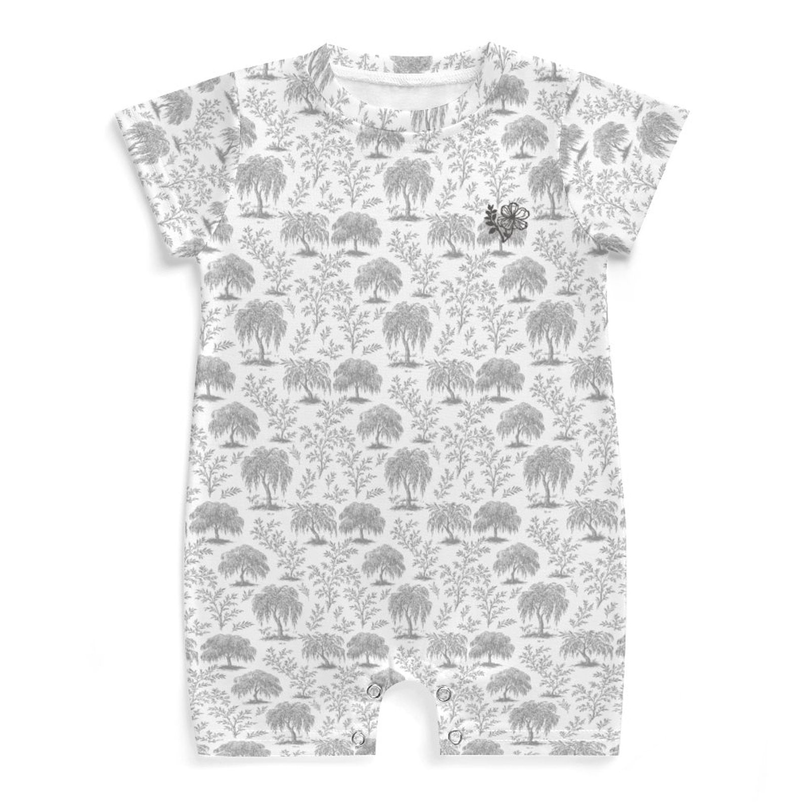 Baby Short Sleeve Romper Willow