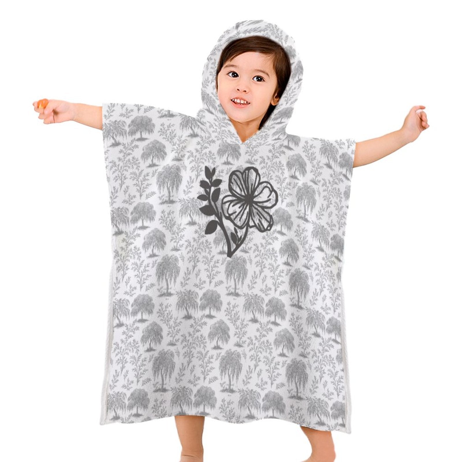 Hooded Towel for Kids (All-Over Printing) One size Willow