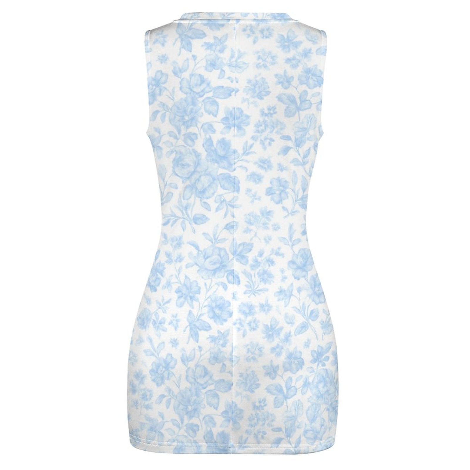 Cutout Bodycon Slim Fit Dress Hydrangea