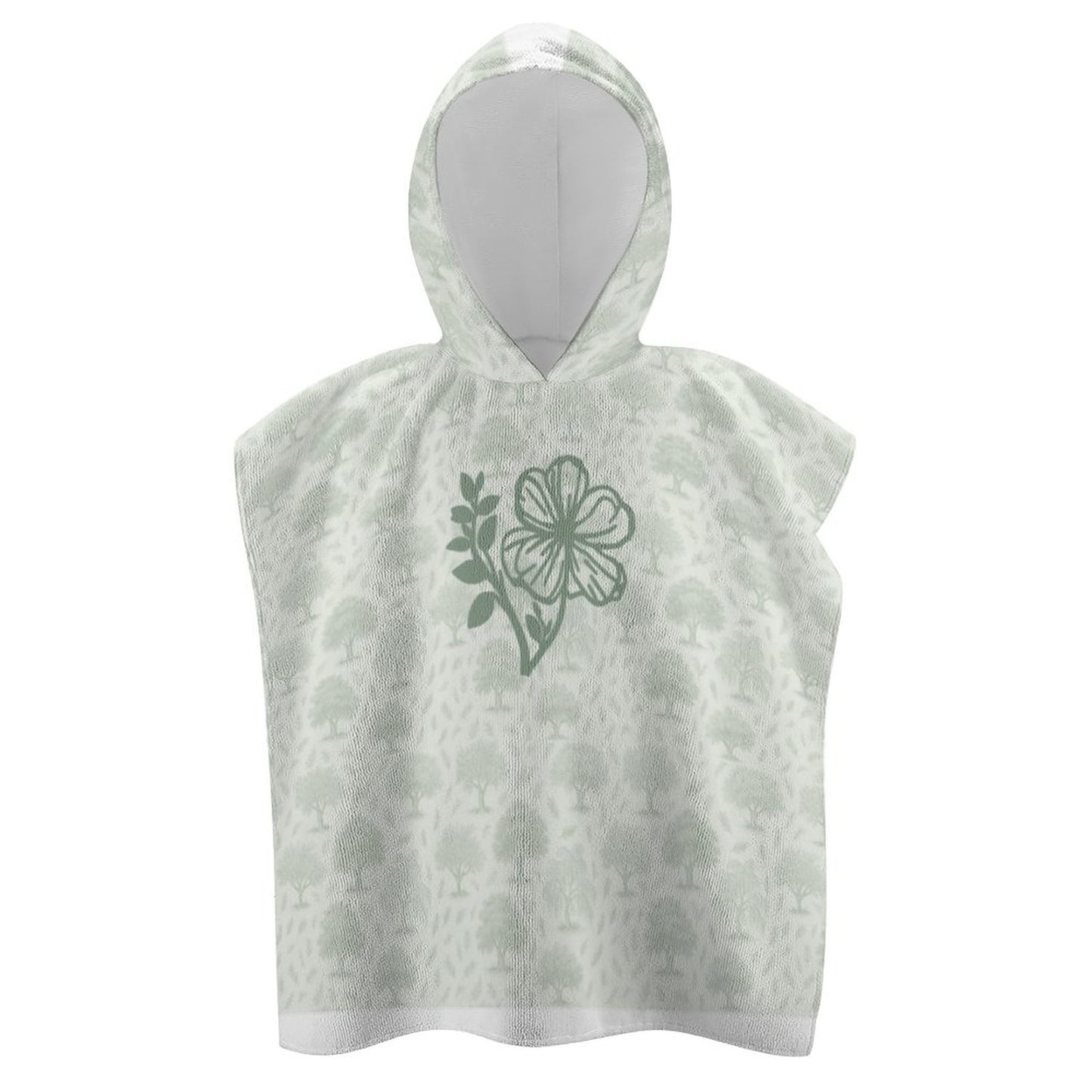 Hooded Towel for Kids (All-Over Printing) Olive