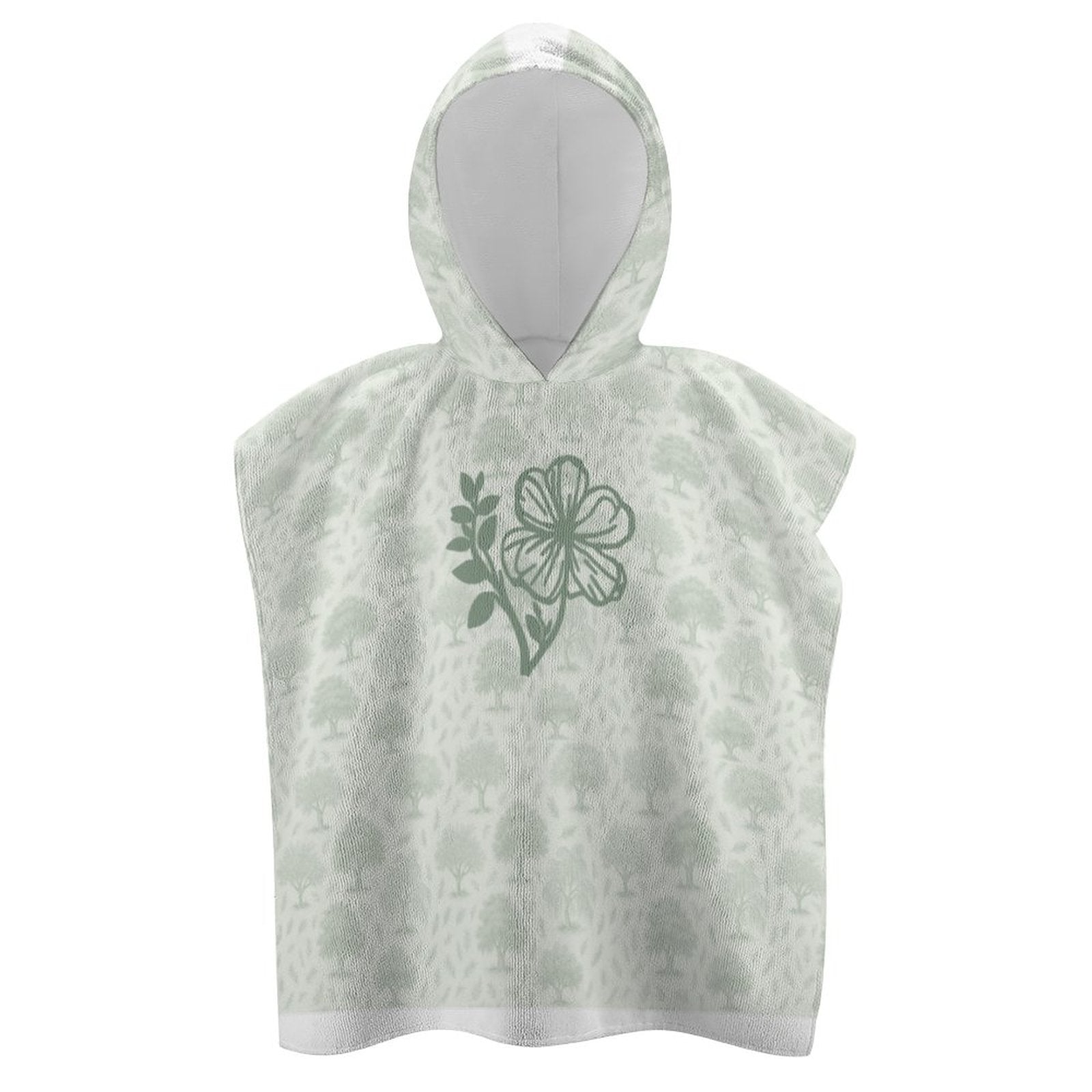 Hooded Towel for Kids (All-Over Printing) Olive