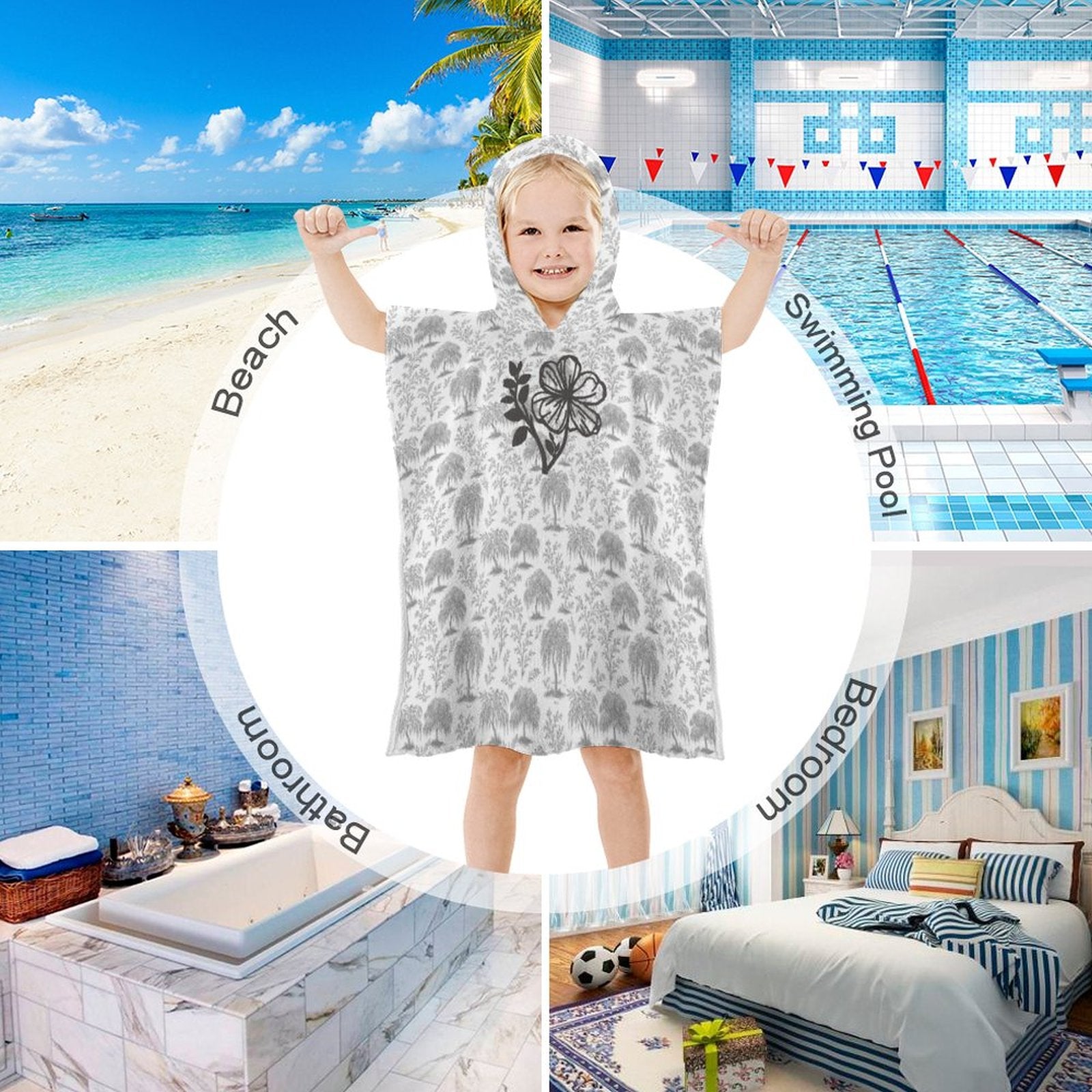 Hooded Towel for Kids (All-Over Printing)