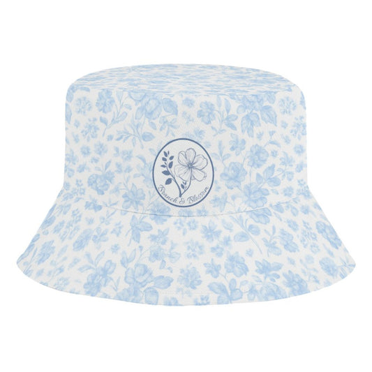Kid's Bucket Hat Hydrangea Black